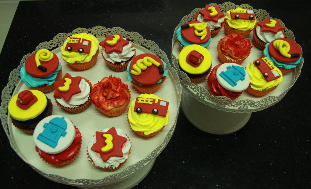 Firetruck Cupcakes