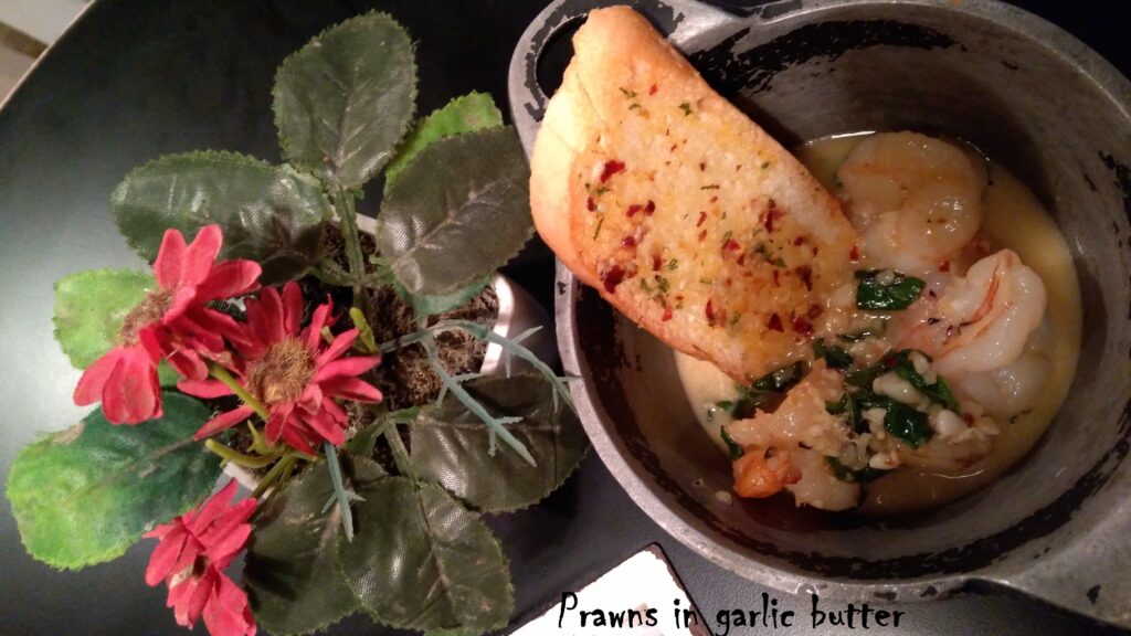 Prawns in garlic butter - Hoppipola Malad