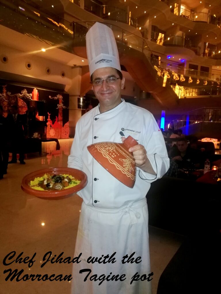 Chef Jihad El-Chami with the Moroccan Tagine Pot