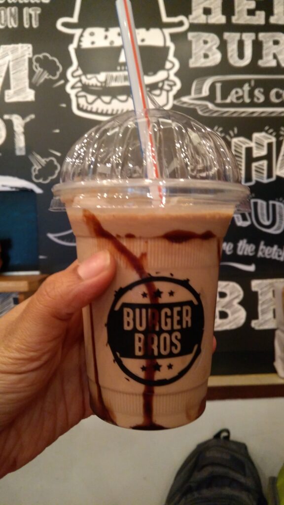 Triple Chocolate Crunchy Milkshake - Burger Bros