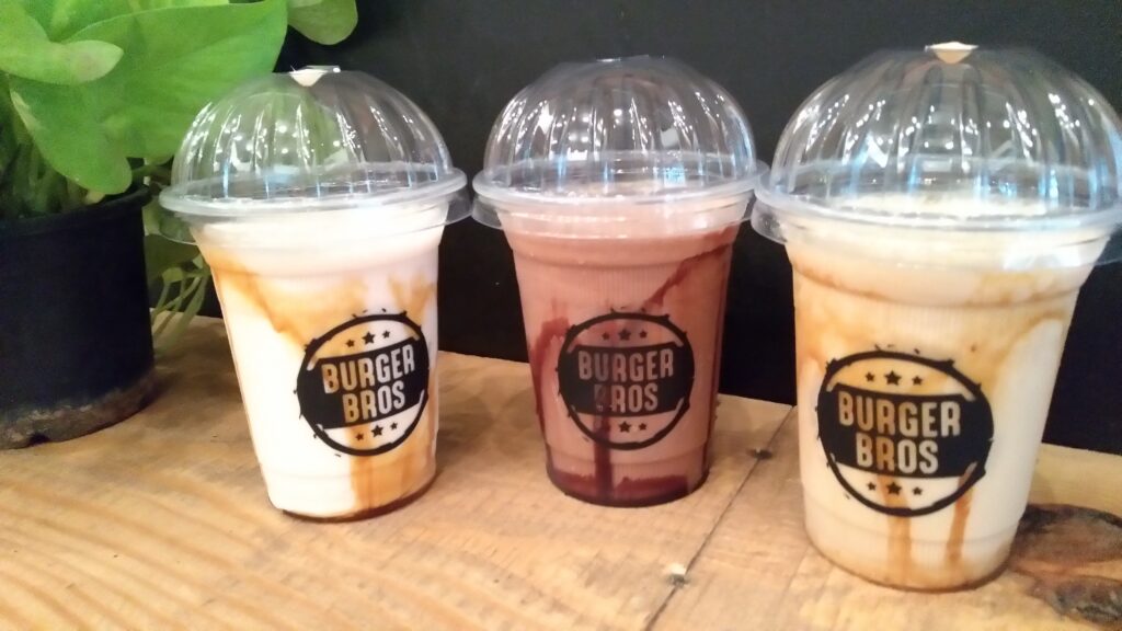 burger bros milkshakes