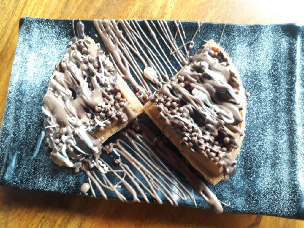 Kit kat & Chocolate Krispies Waffle - Chocolate Heaven